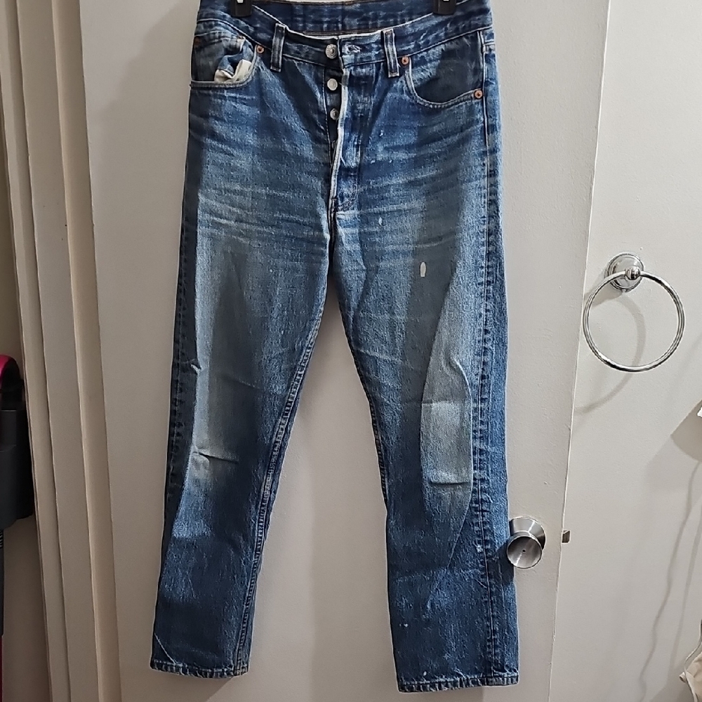 Levi's Blue Straight Denim Pants